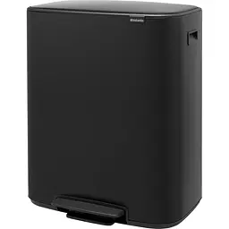 Бак для сміття Brabantia Bo Pedal чорний матовий 60 л (211362) - мініатюра 2