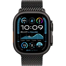 Смарт-годинник Apple Watch Ultra 2 49mm Black Titanium Case with Black Titanium Milanese Loop Small (MX4W3) [114877] - мініатюра 2