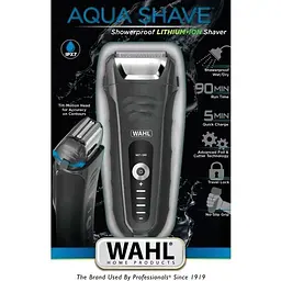 Електробритва Wahl Aqua Shave 07061-916 чорно-сіра [64163] - мініатюра 4
