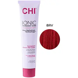 Крем-фарба для волосся CHI Ionic 8RV дуже світлий червоно-фіолетовий професійна безаміачна 85 г - мініатюра 2