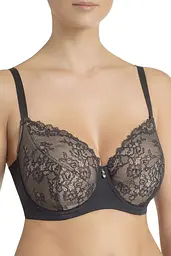 Бюстгальтер полупоролон 001 12 02 ELLEN Effetto Lingerie чорний 75D