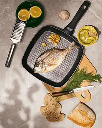 Сковорода-гриль Krauff Prime Chef 26х26 см + щипці Galaxy Krauff - мініатюра 2