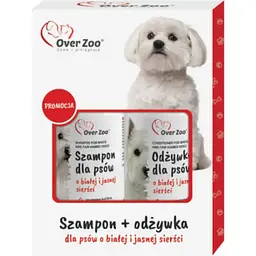 Набір Over Zoo Шампунь + Кондиціонер для собак з білою та світлою шерстю 240 мл