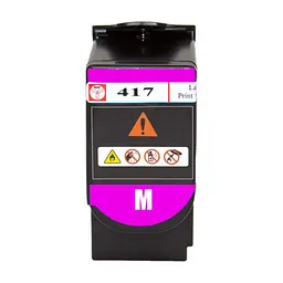 Тонер-картридж BASF Lexmark CS417dn 71B0H30 Magenta (BASF-KT-71B0H30) - мініатюра 2
