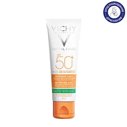 Сонцезахисний крем матовий 3в1 Vichy Capital Soleil Mattifying для жирної проблемної шкіри SPF50+ 50 мл (MB232700) - мініатюра 2
