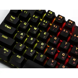 Клавіатура Vinga KBGM-101 LED Red Switch USB Black (KBGM-101 Black) - мініатюра 9