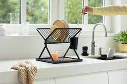 Сушарка для посуду Brabantia, темно-сірий, 37х33х31,5 см (139406) - мініатюра 5