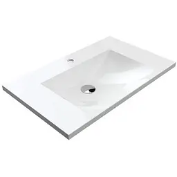 Умивальник Omnires Naxos 46x76 white NAXOS760BP, Білий
