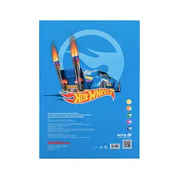 Кольоровий папір Kite А4 неоновий Hot Wheels (10 аркушів/ 5 кольорів) (HW24-252) - мініатюра 4