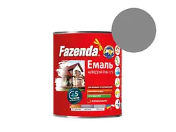 Емаль алкідна ПФ-115 FAZENDA сірий 900г