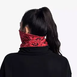 Шарф-труба Buff Polar, New Cashmir Red Чорний-Червоний - мініатюра 3