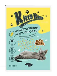 Наповнювач для котячого туалету Kitty Kiss кукурудзяний 3 кг KK9023 - мініатюра 2