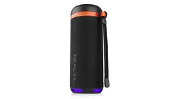 Колонка портативна 2.0 Real-El X-7011 Black, 2 x 5 Вт, пластиковий корпус, Bluetooth, USB - А/USB - C, RGB підсвічування, живлення від акумулятора, вбудований мікрофон, 86 дБ, 1800мА*год, час роботи 10 год (EL121600026) - мініатюра 2