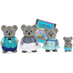 Набір фігурок Li'l Woodzeez Сім'я Коал 4од книжка EN det0018396