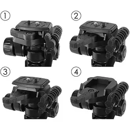 Штатив трипод Weifeng WT-3520 тринога з тримачем PR-KR02 для смартфона - мініатюра 5