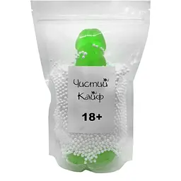 Крафтове мило-член із присоскою Чистий Кайф Green Size XL, натуральне - мініатюра 4
