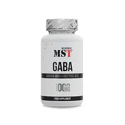 Гамма-аміномасляна кислота GABA 1000, 90 капсул MST Nutrition vit0004621