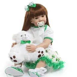 Силіконова колекційна лялька реборн reborn дівчина ніка Reborn Dolls det0018827