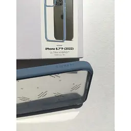 Оригінальний протиударний чохол Spigen Ultra Hybrid для iPhone 14 Pro Max Sierra Blue ACS04820 прозорий - мініатюра 4