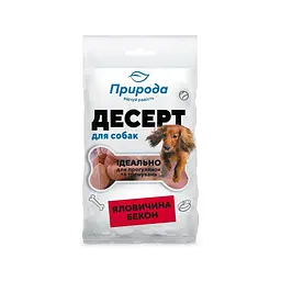 Десерт Природа Яловичина-бекон 100г арт.PR240340