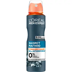 Дезодорант-антиперспірант для тіла L'Oreal Paris Men Expert Magnesium Defence 48H Deodorant 150 мл
