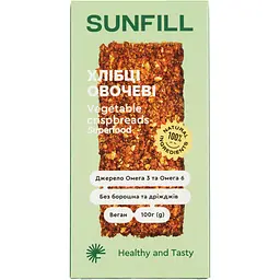 Уцінка. Хлібці Sunfill Овочеві 100 г (763593) - мініатюра 1