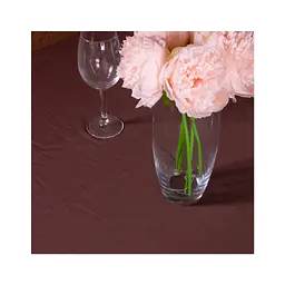 Скатертина MirSon Водонепроникна №401 Satin Waterproof Chocolate 100x140 см (2200006723387) - мініатюра 2