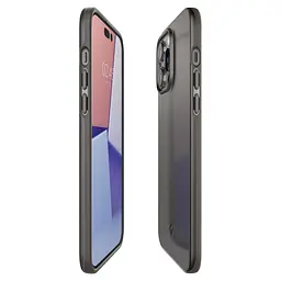 Чохол тонкий Spigen Thin Fit ACS04767 для iPhone 14 Pro Max (6.7") Gunmetal - мініатюра 4