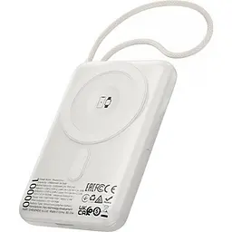 Зовнішній акумулятор Hoco Q43 Clever 10000mAh 20W Silver [165933]
