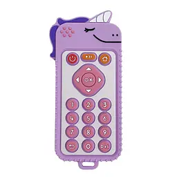 Силіконовий прорізувач пульт "Єдиноріг" Mega Zayka MGZ-0425(Pink)
