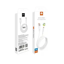 Кабель WUW-X169 USB Lightning 5А білий - мініатюра 2