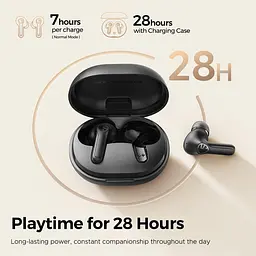 Навушники бездротові SoundPEATS T3 Pro Wireless Earbuds чорні - мініатюра 5