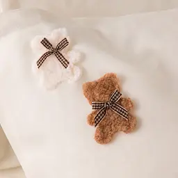 Дитяча постільна білизна MIRSON BABY Poplin Edition Teddy Bear Milky White 110х160см (2200013085942) - мініатюра 2