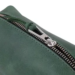 Шкіряна косметичка унісекс Grande Pelle 11571 зелений - мініатюра 9