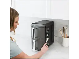 Мультипіч (аерофритюрниця) Ninja Double Stack XL 2-Level Hot Air Fryer with Smart Cook System SL451EU - мініатюра 9