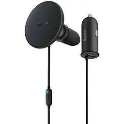 Автотримач з бездротовою зарядкою Baseus CW01 Magnetic Wireless 40 W (SUCX040001) - мініатюра 2