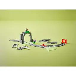 Конструктор LEGO DUPLO Додатковий набір. Залізничний тунель і колії, 20 деталей (10425) - мініатюра 5