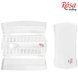 Пенал для акварельних фарб Rosa Gallery пластиковий 24 кювети   - мініатюра 3