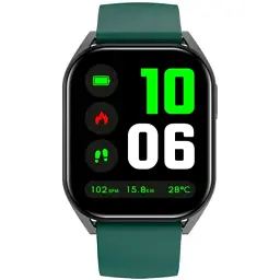 Смарт-годинник Canyon Chatter SW-58 BT-CALL Black Green (CNS-SW58BG) - мініатюра 2