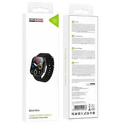 Смарт-годинник Borofone BD14 Ultra Smart sports watch (call version) Black - мініатюра 4