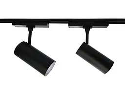 Магнітний ультратонкий трековий світильник поворотний KW-302/12W NW DC48V BK Brille 48-204 - мініатюра 3
