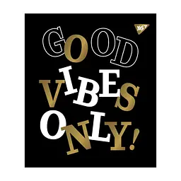 Зошит Yes А5 Good vibes 96 аркушів лінія (766911), в асортименті - мініатюра 4