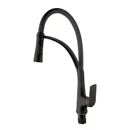 Змішувач для кухні Plamix Lucas-017 SET BLACK REFL.Black (PM0717)
