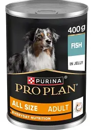 Вологий корм для собак Purina Pro Plan Пуріна Проплан з рибою консерва 400 г