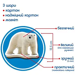 Набір магнітних пазлів Magdum Magnets puzzle for baby Оcean and Sea (ML4031-35 EN) - мініатюра 5