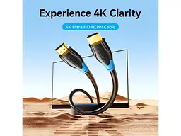 Кабель Vention HDMI to HDMI V1.4 0.75m Black (AACBE) - мініатюра 6