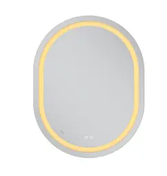 Дзеркало Mixxus Premium ELLIPSE MV05-90x70-REVERSE (LED Touch, Anti-fog (3-6,5kK)) (MP6644) - мініатюра 4