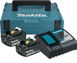 Набір акумуляторів BL1830B (2 шт) та зарядний пристрій для продукції Makita 197952-5 (LXT)