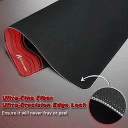 Ігрова поверхня Attack Shark CM02 450x400x4мм Contour line Black Red - мініатюра 4