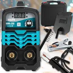 Зварювальний апарат інверторного типу з дисплеєм та кейсом Volllyx MMA-350 220 V